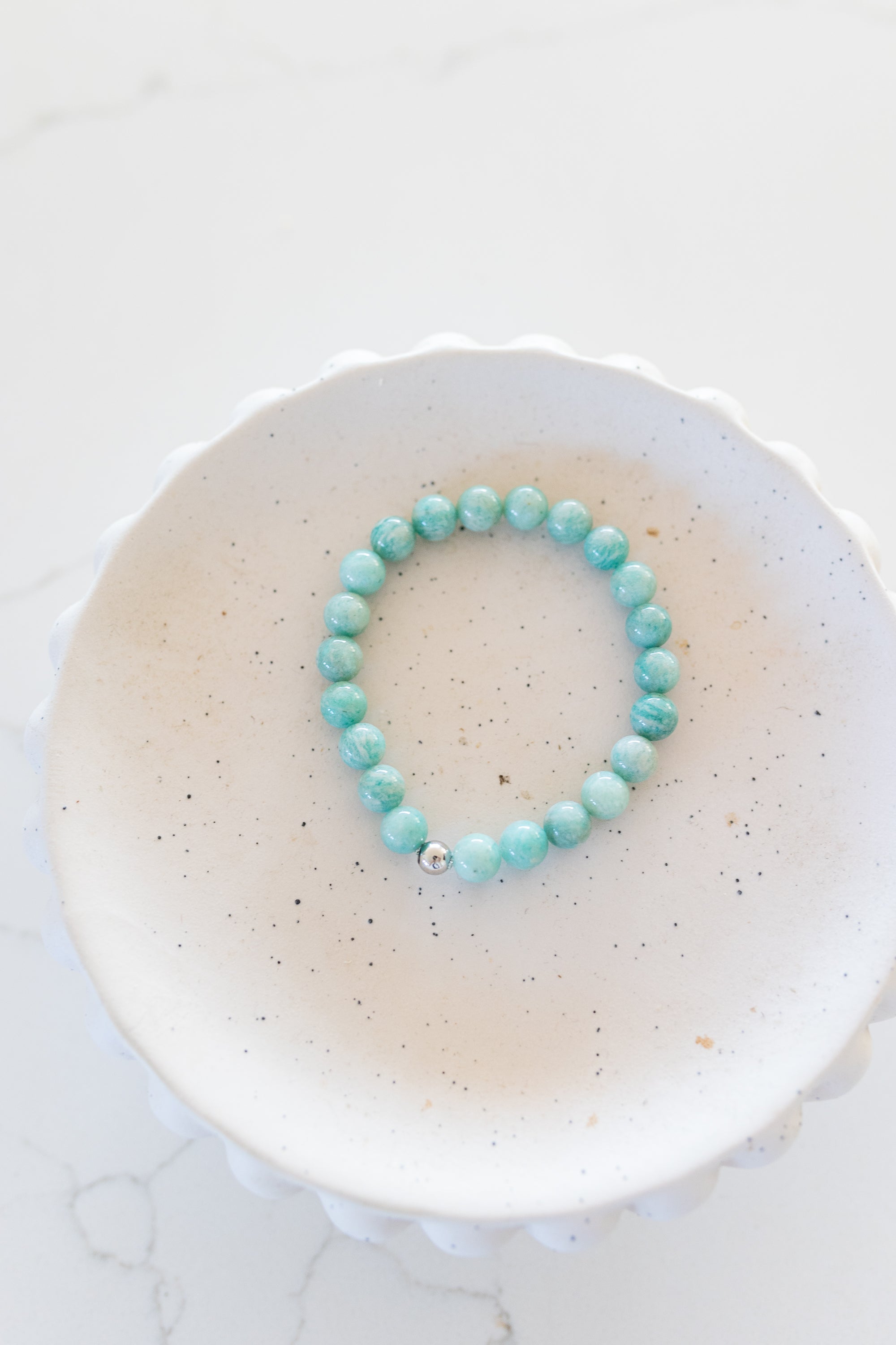Amazonite Crystal Bracelet | Clarity · Calm · Expression