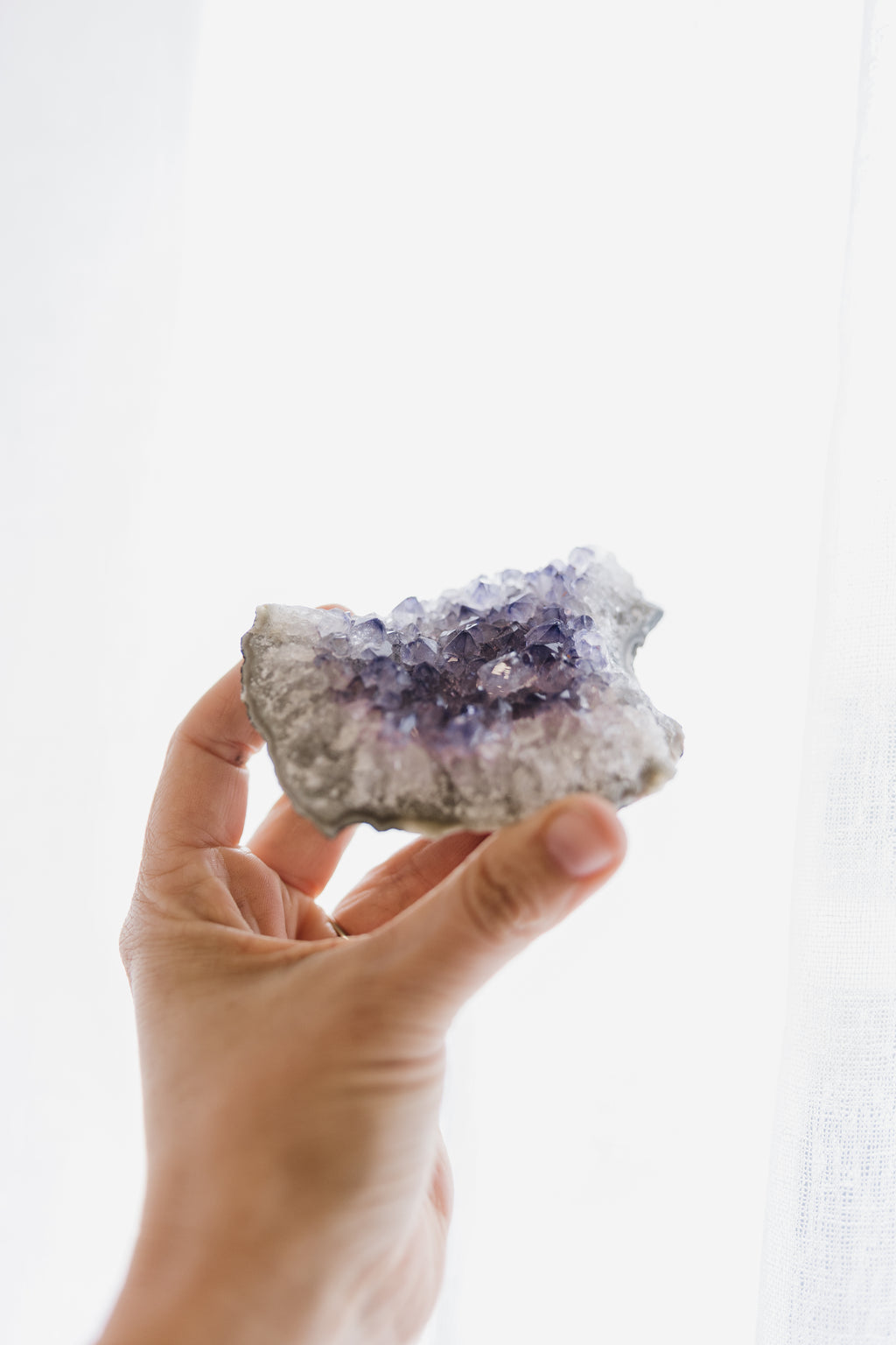 Amethyst Crystal Cluster #B | Protection • Intuition • Transformation
