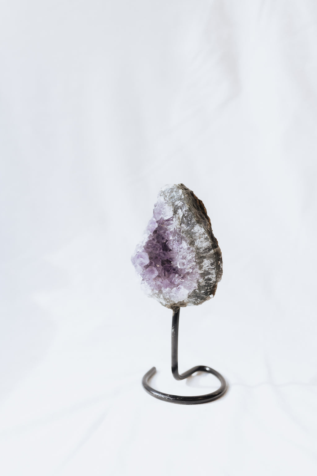 Amethyst Crystal on stand #B | Intuition • Peace • Spirituality