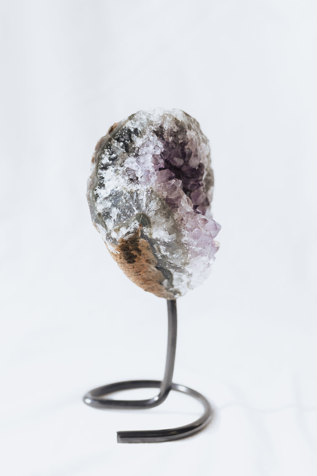 Amethyst Crystal on stand #B | Intuition • Peace • Spirituality