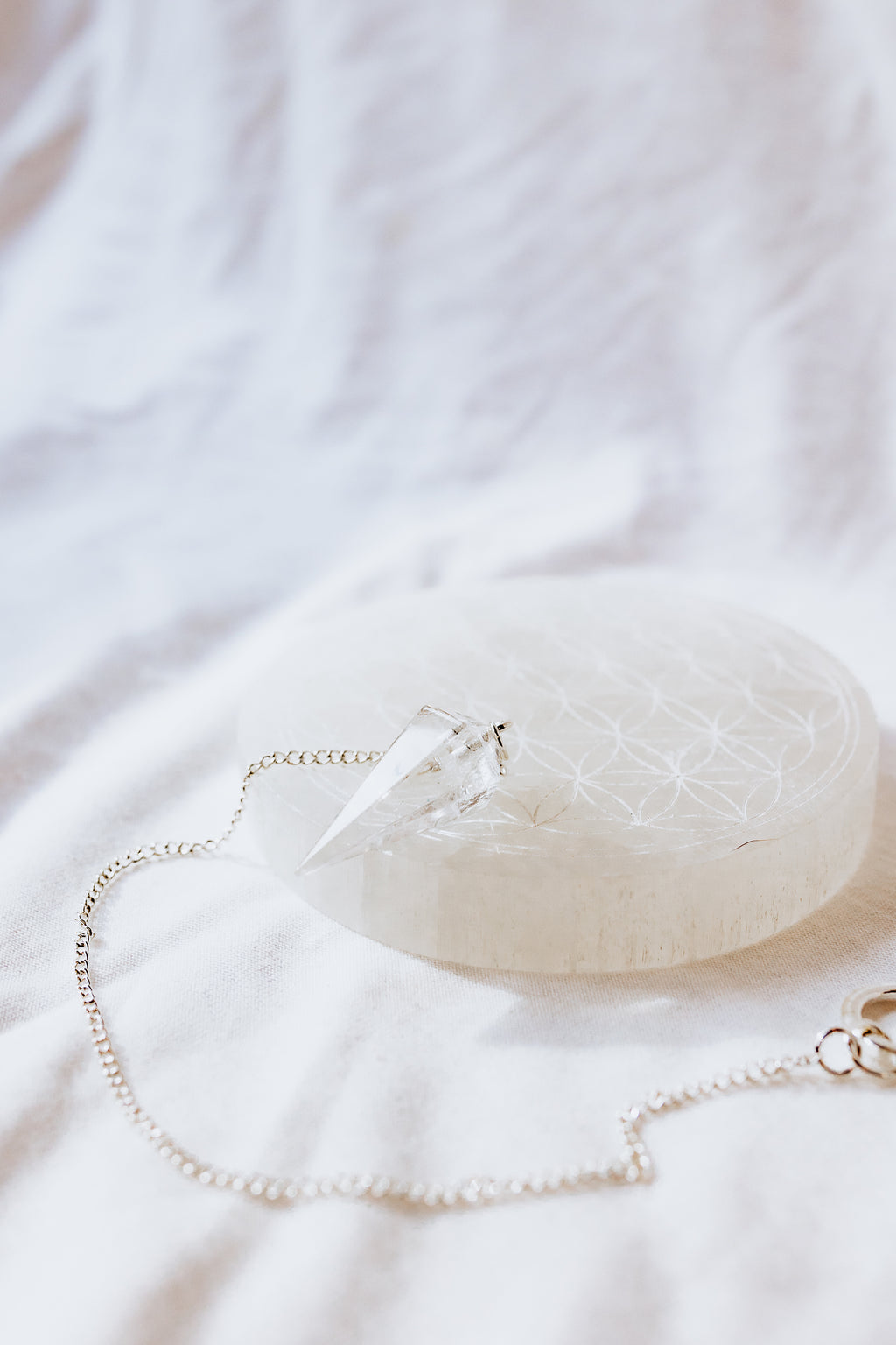 Clear Quartz Crystal Pendulum | Clarity • Amplification • Alignment