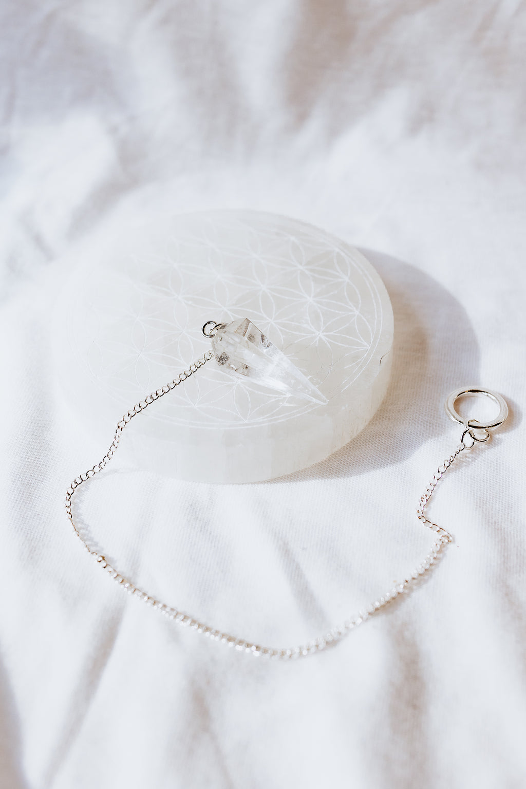 Clear Quartz Crystal Pendulum | Clarity • Amplification • Alignment