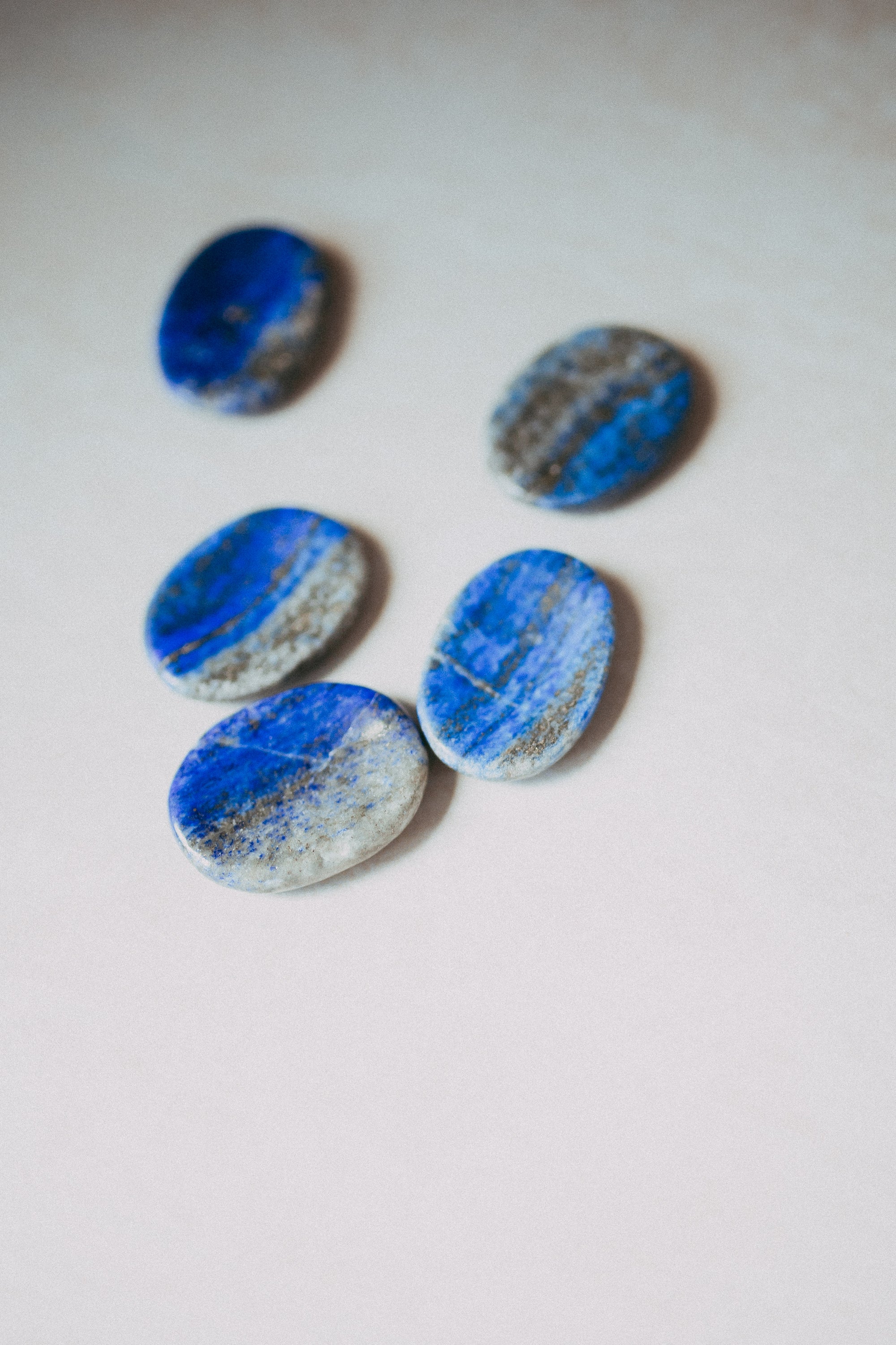 Lapis Lazuli Crystal Worry Stone | Truth • Wisdom • Intuition