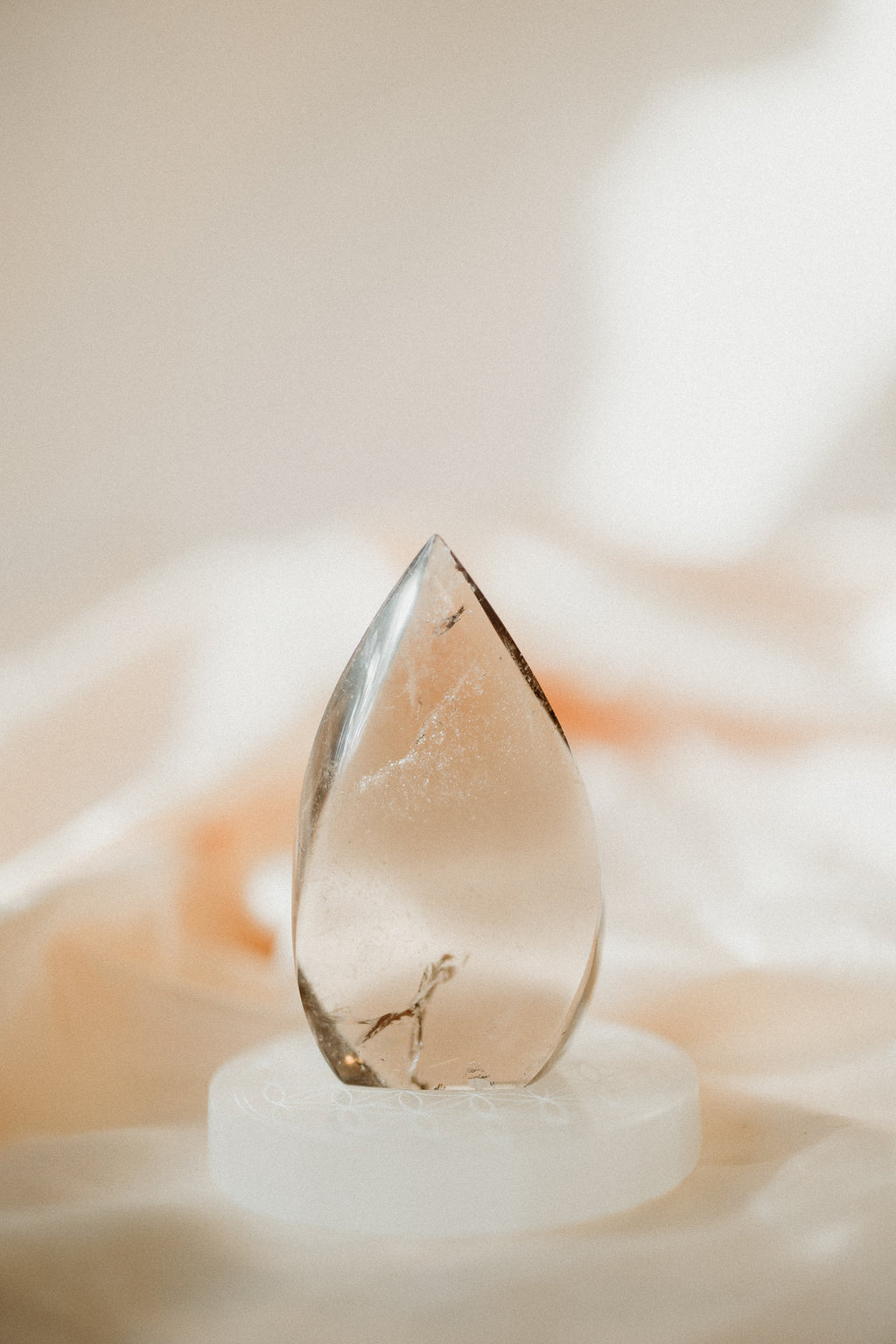 Smoky Quartz Crystal Flame #4 | Grounding • Protection • Release