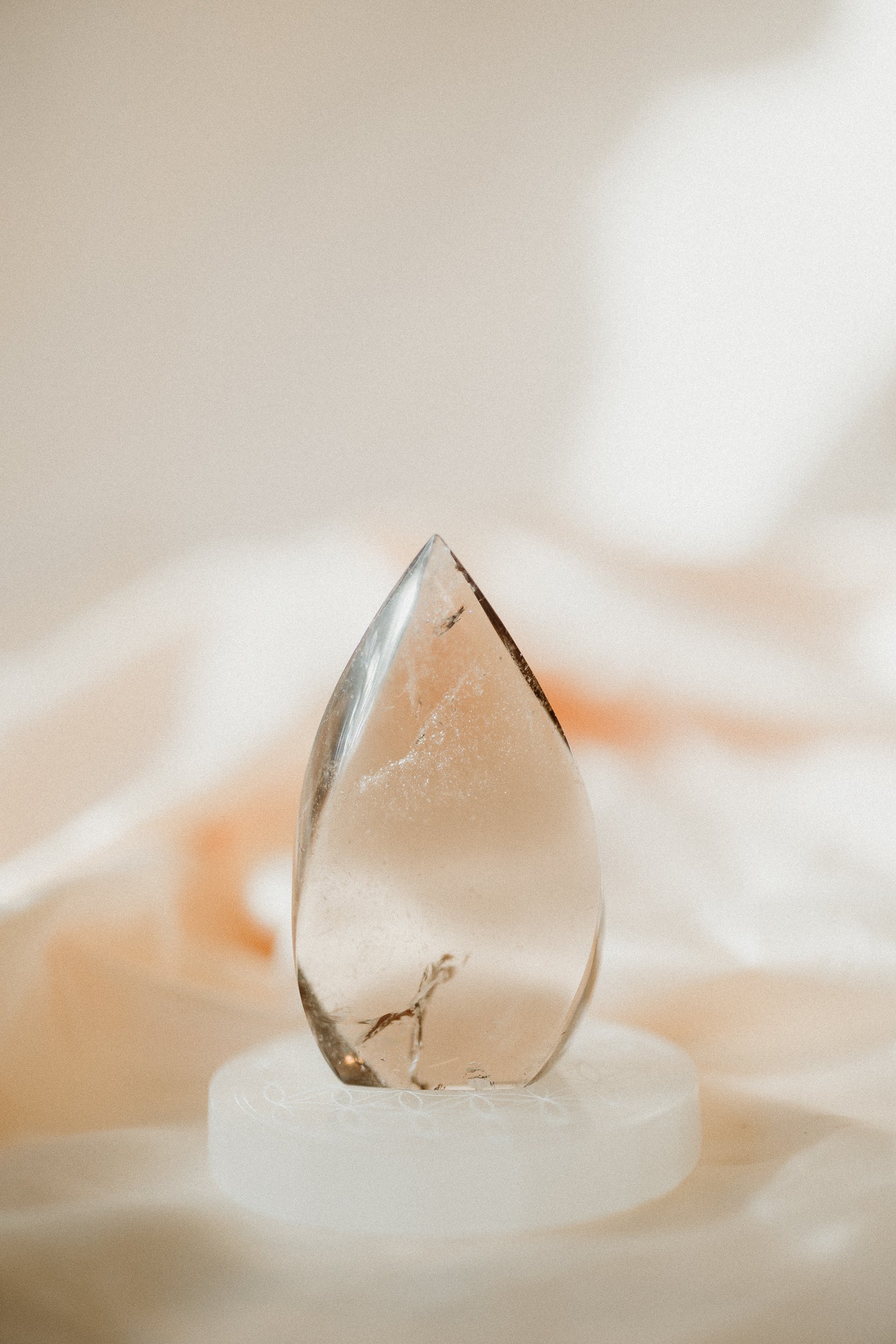 Smoky Quartz Crystal Flame #4 | Grounding • Protection • Release