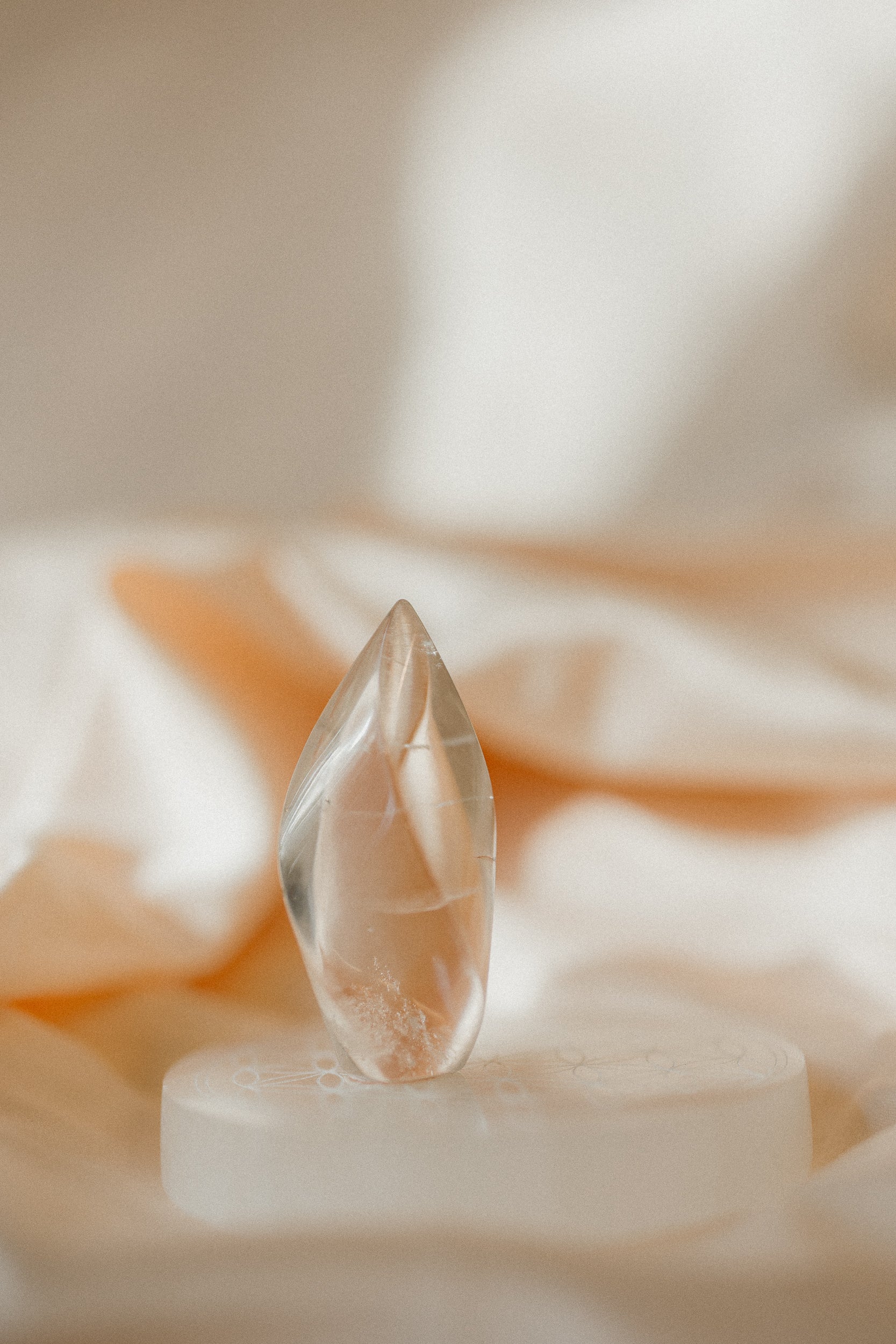 Smoky Quartz Crystal Flame #3 | Grounding • Protection • Release
