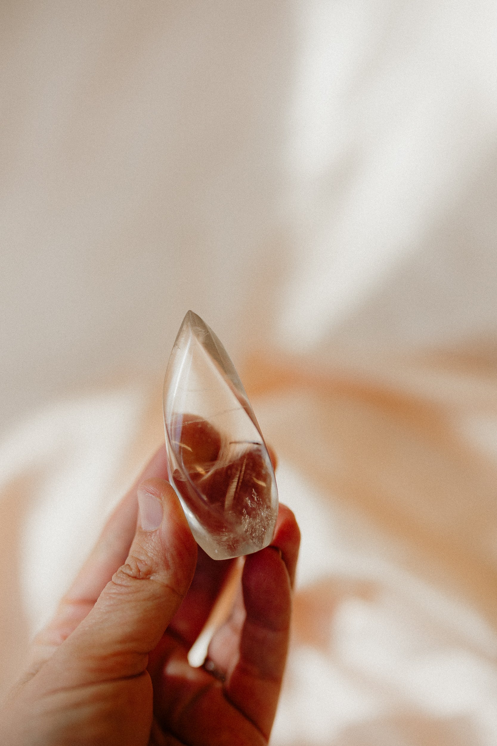 Smoky Quartz Crystal Flame #3 | Grounding • Protection • Release