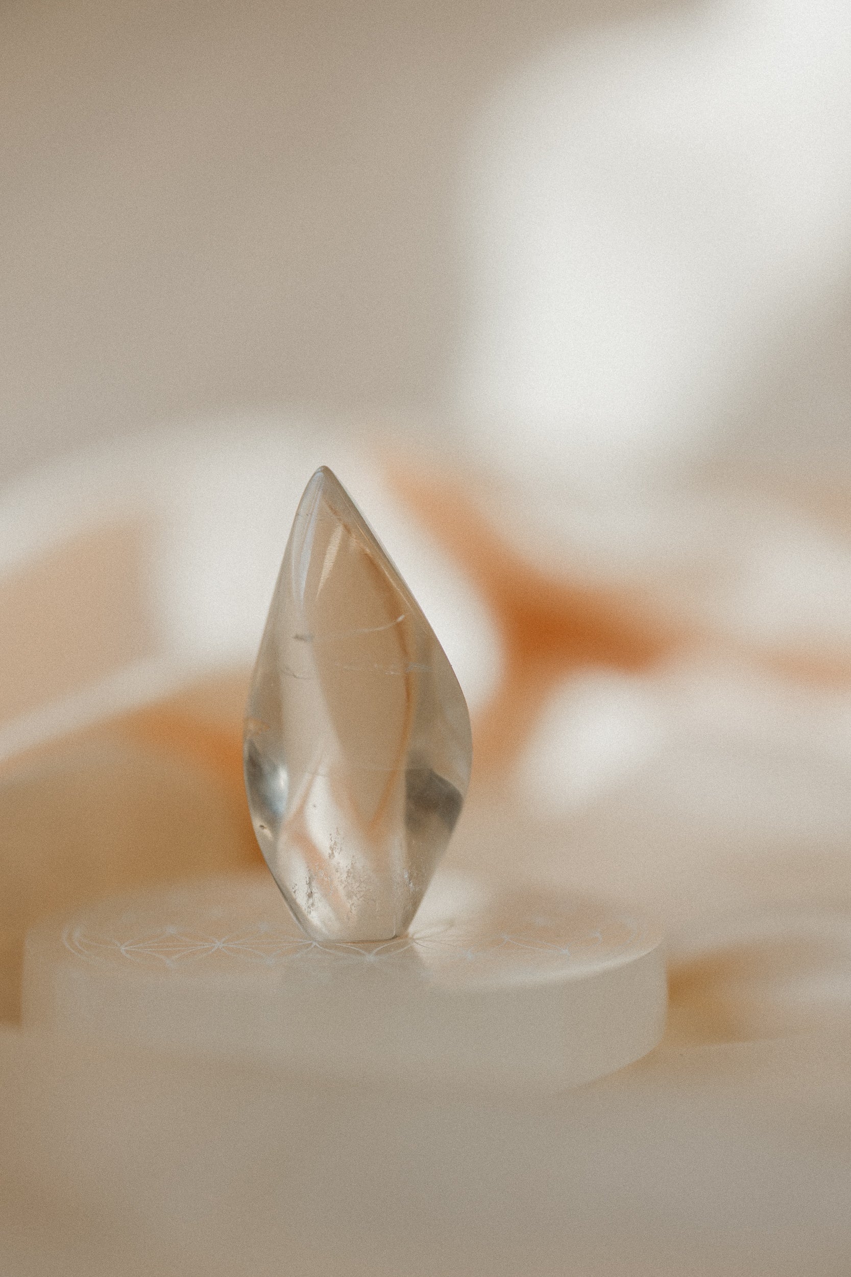 Smoky Quartz Crystal Flame #3 | Grounding • Protection • Release