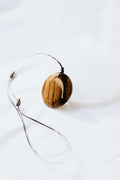 Tigers Eye Crystal Pendant on adjustable cord | Courage • Confidence • Strength