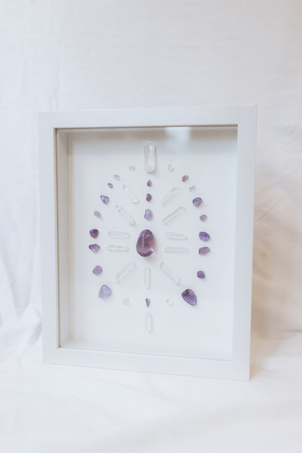 YOUR INTUITION CALLED - Intuitively Channeled Framed Crystal Grid