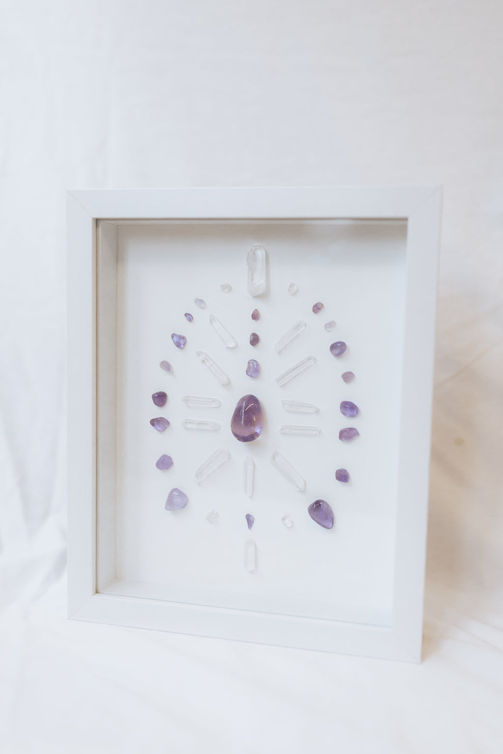 YOUR INTUITION CALLED - Intuitively Channeled Framed Crystal Grid