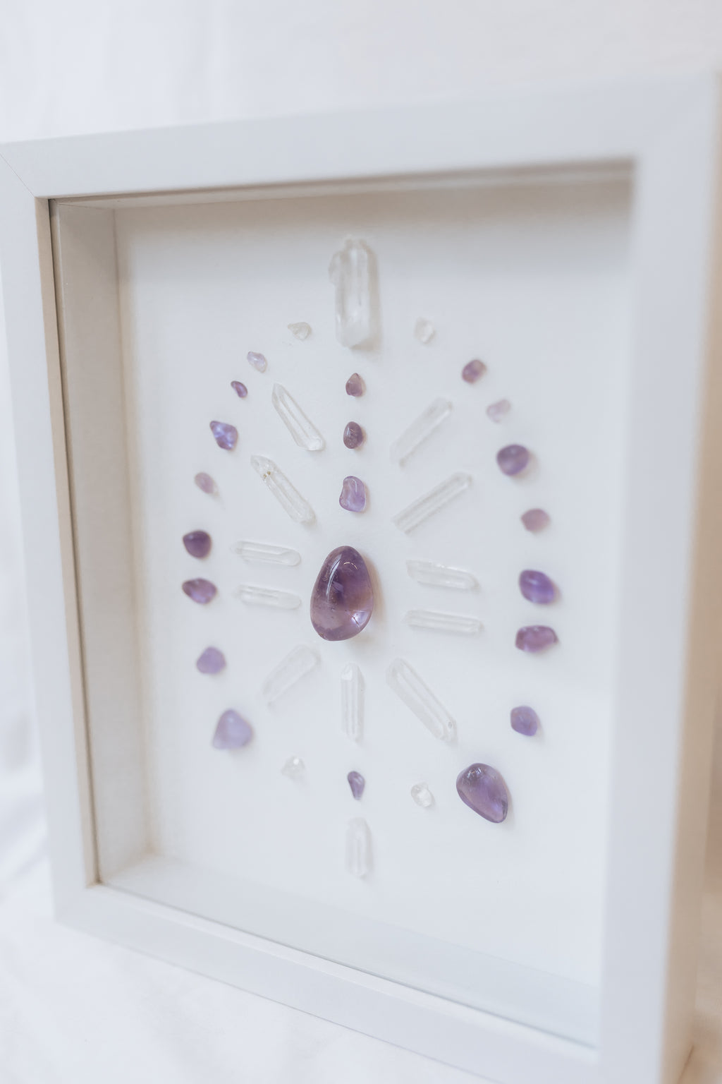 YOUR INTUITION CALLED - Intuitively Channeled Framed Crystal Grid